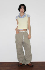 DART CAP SLEEVE SHIRT