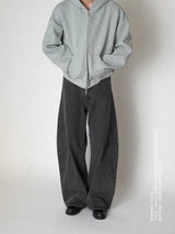 RB27 Washed Denim Scimitar Pants