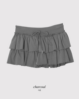 WTフリルカンカンスカートパンツ (4color)