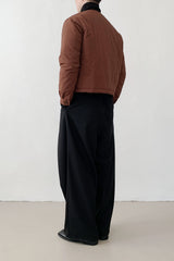 RELAX PADDING JACKET CHOCOBROWN