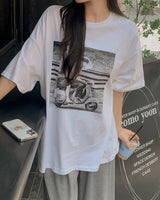 ラボプリンテッドショートスリーブドTシャツ