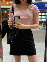 [MADE] Rielo cotton mini skirt