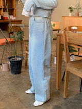 Soft Tee Wide Denim Baggy Pants (3color)