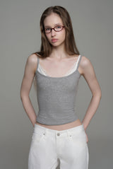 Summer breeze layered sleeveless, Gray
