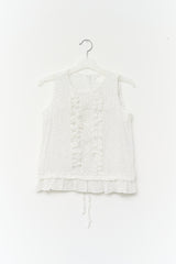 (W) Avo Frill Dot Blouse (2color)