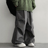 Bedder Pintuck Wide Cargo Pants (5 colors) Hem String!