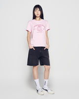 26SS WOMAN ブラウンラインフレンズ ショートスリーブTシャツ