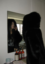 HOLIDAY HOOD FUR JACKET