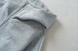 Daily High-Neck Basic Hood Zip-Up