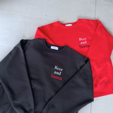 OneDrop Beer and Sauna 刺繍logo sweat