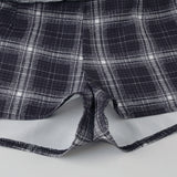 Preppy Pleats A-line Pants Skirt