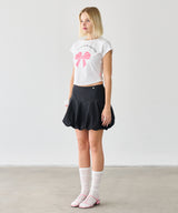 BALLOON MINI SKIRT BLACK