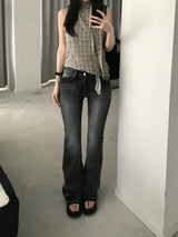 Check halter top (2 colors)