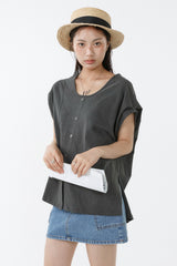 PIGMENT MAISON TOP_CHARCOAL