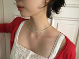 Luce Pearl Bead Necklace (2color)