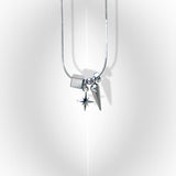 new square twinkle necklace