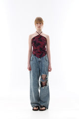  FINE HALTERNECK / BLACK