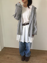 ローニットプリーツワンピース (3color)