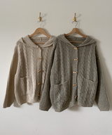 Tteokbokki hoodie cardigan