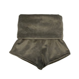 Double drape shorts