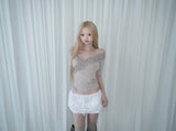 moncher lace wrap top(3 color)