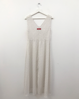 YWDフラワー シフォン ドレス (3color)