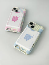 House Magsafe Button Card Pocket(Pink)