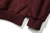 Scribble Paint Hoodie (Burgundy)
