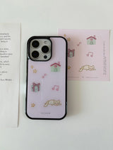 ラブキャットフォンケース (pink)