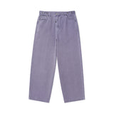 ラッチテーパードツイルパンツ / Washed purple