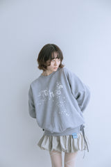 emoji ribbon sweat/絵文字リボンスウェット
