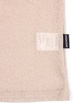 SEETHROUGH BUTTON SLEEVELESS_Beige