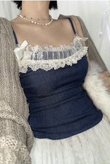 COLLAR BOLERO KNIT CARDIGAN (5COLORS!)