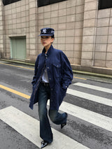 STAR BUTTON FIELD JACKET