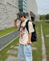 デンティグラフィックショートスリーブTシャツ