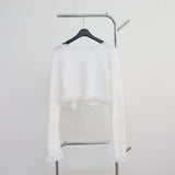 Bute frill cardigan + frill mini skirt set
