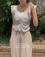 [MADE] Hana Shirring Blouse