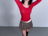  teenage u neck t-shorts (4color)