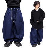 ワイドノーマルバルーンデニムパンツ
