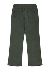 C SHIRRING DETAIL PANTS_KHAKI