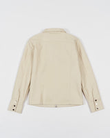 DENIM LINE ZIPPER JACKET (IVORY)