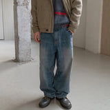 Denim work pants / Light blue