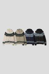 Santa Nordic Knit Hoodie (4c)