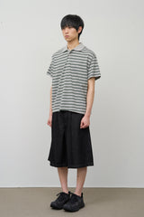 Cloud Cropped Striped Top