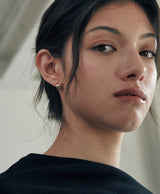 [925 silver] Deux.silver.201 / ミニコートピアス (ゴールド)