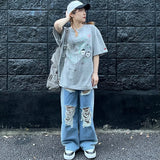 KIRSH X TOKYO シティアートワークTシャツ【グレー】