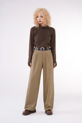 Four-color loose straight-leg casual pants