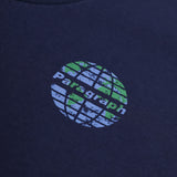 アースサークルロゴTシャツ - NAVY