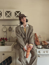 Obi basic pintuck slacks