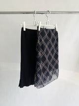 Prepy Midi Flared Skirt
